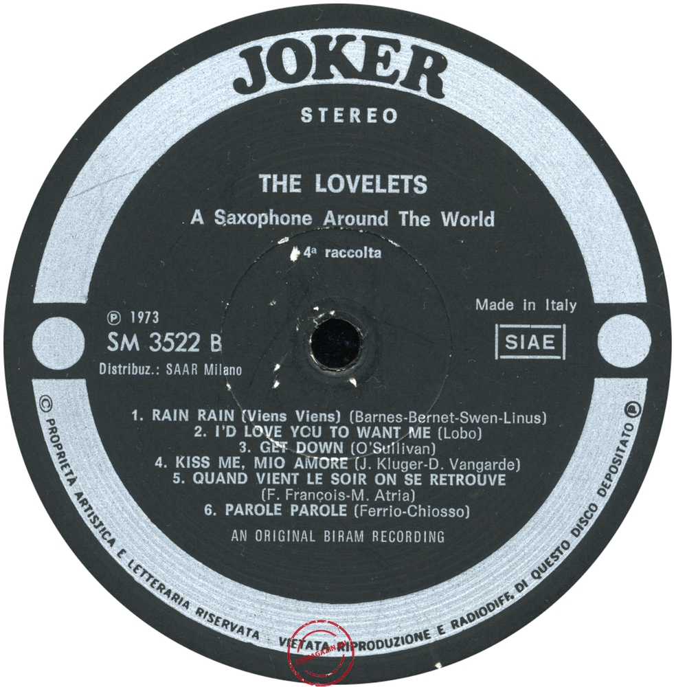 Оцифровка винила: Lovelets (1973) 4a Raccolta Оцифровка винила: Lovelets (1973) 4a Raccolta