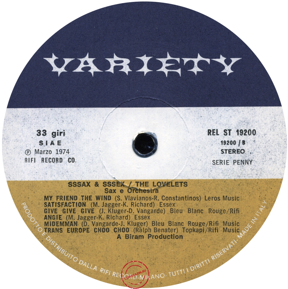 Оцифровка винила: Lovelets (1974) Sssax & Sssex Vol.1 Оцифровка винила: Lovelets (1974) Sssax & Sssex Vol.1