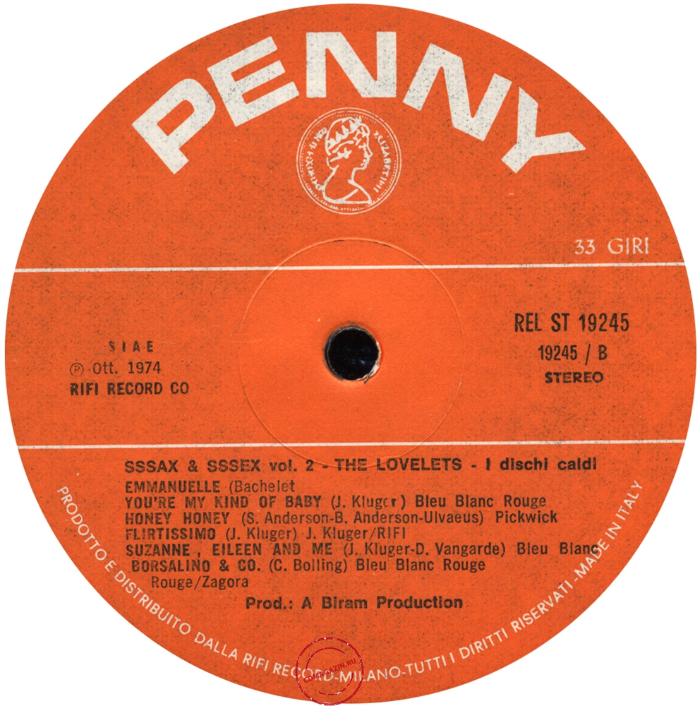 Оцифровка винила: Lovelets (1974) Sssax & Sssex Vol.2 Оцифровка винила: Lovelets (1974) Sssax & Sssex Vol.2