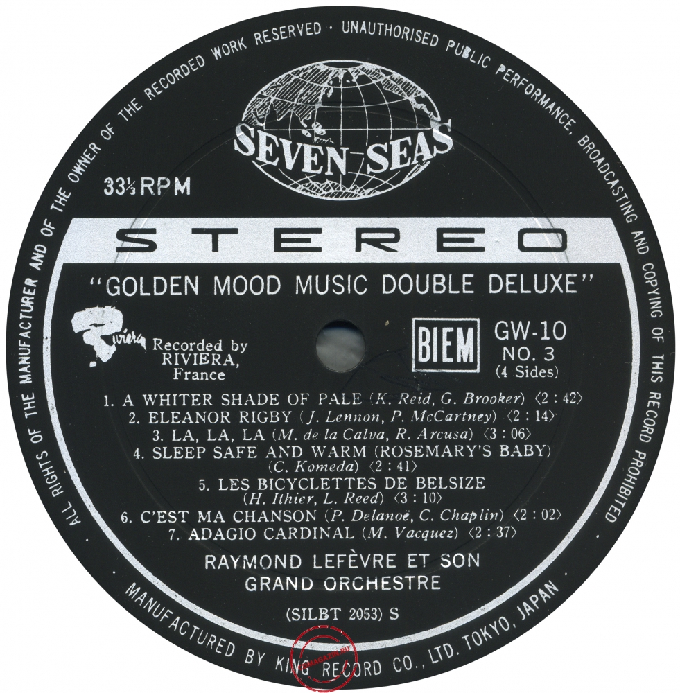 Оцифровка винила: Raymond Lefevre (1969) Golden Mood Music Double Deluxe Оцифровка винила: Raymond Lefevre (1969) Golden Mood Music Double Deluxe