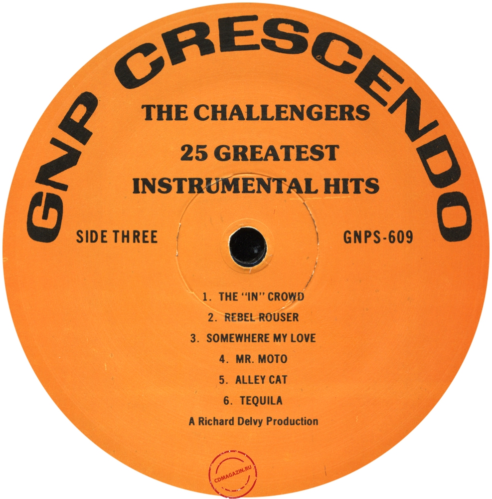 Оцифровка винила: Challengers (1967) 25 Greatest Instrumental Hits Оцифровка винила: Challengers (1967) 25 Greatest Instrumental Hits