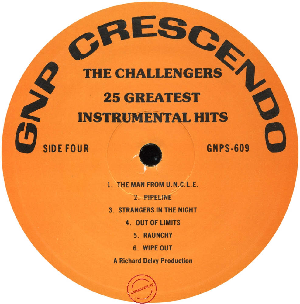 Оцифровка винила: Challengers (1967) 25 Greatest Instrumental Hits Оцифровка винила: Challengers (1967) 25 Greatest Instrumental Hits