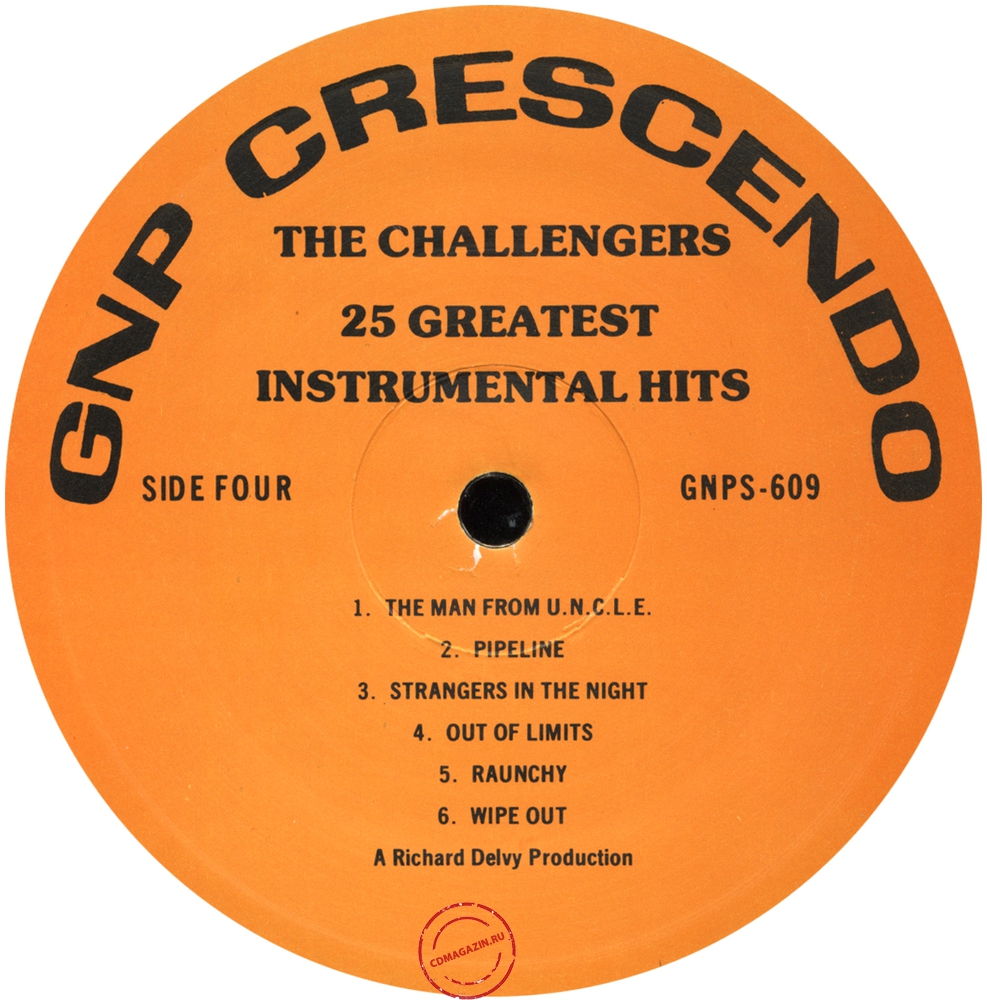 Оцифровка винила: Challengers (1967) 25 Greatest Instrumental Hits