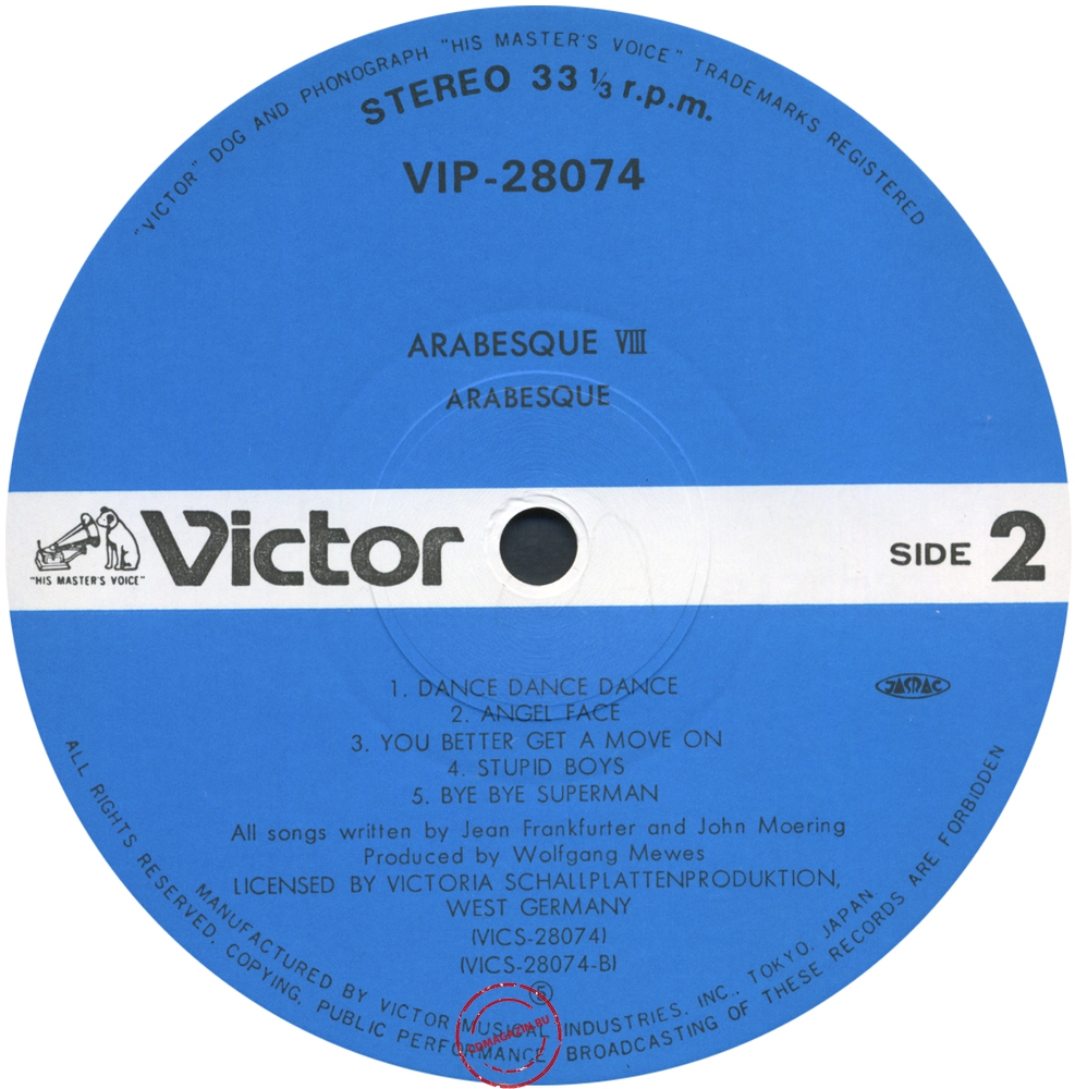 Оцифровка винила: Arabesque (1983) Arabesque VIII Оцифровка винила: Arabesque (1983) Arabesque VIII