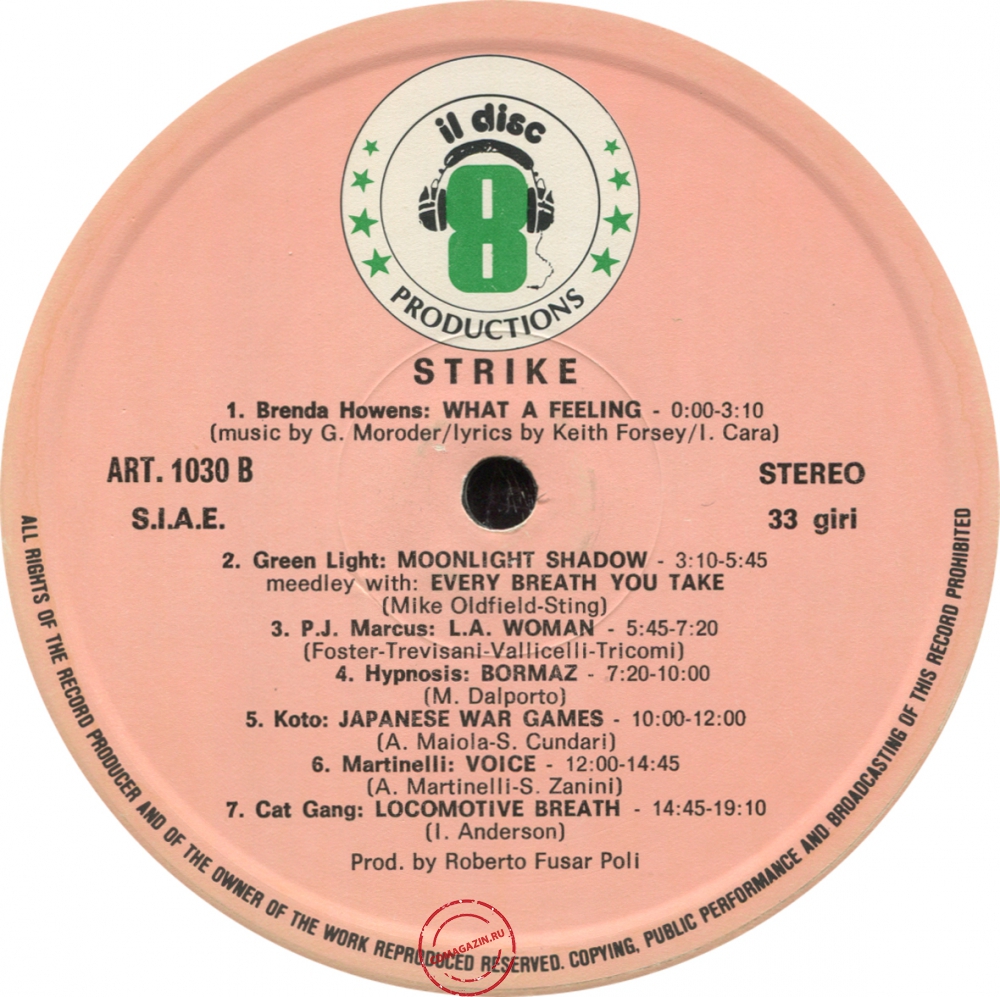 Оцифровка винила: VA Strike Mix (1983) Compilation Оцифровка винила: VA Strike Mix (1983) Compilation