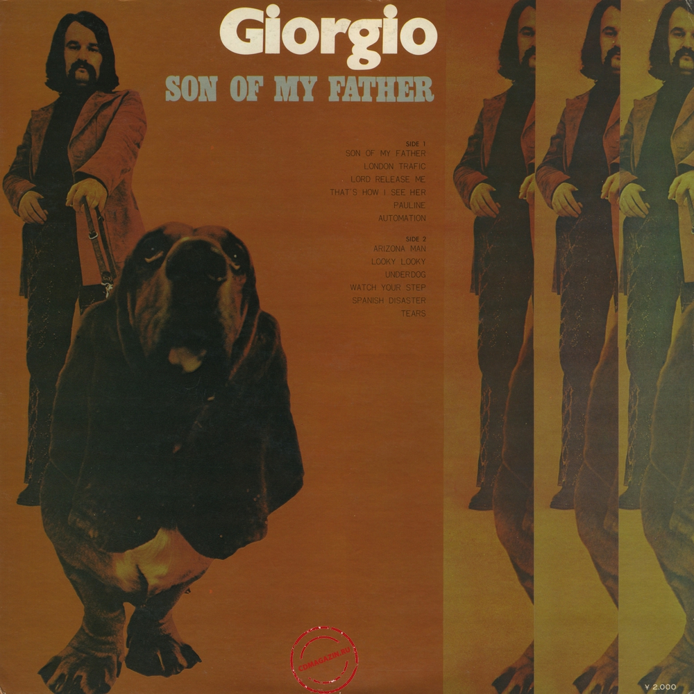 Оцифровка винила: Giorgio Moroder (1972) Son Of My Father