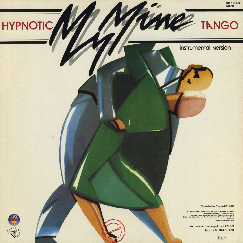Оцифровка винила: My Mine (1983) Hypnotic Tango Оцифровка винила: My Mine (1983) Hypnotic Tango