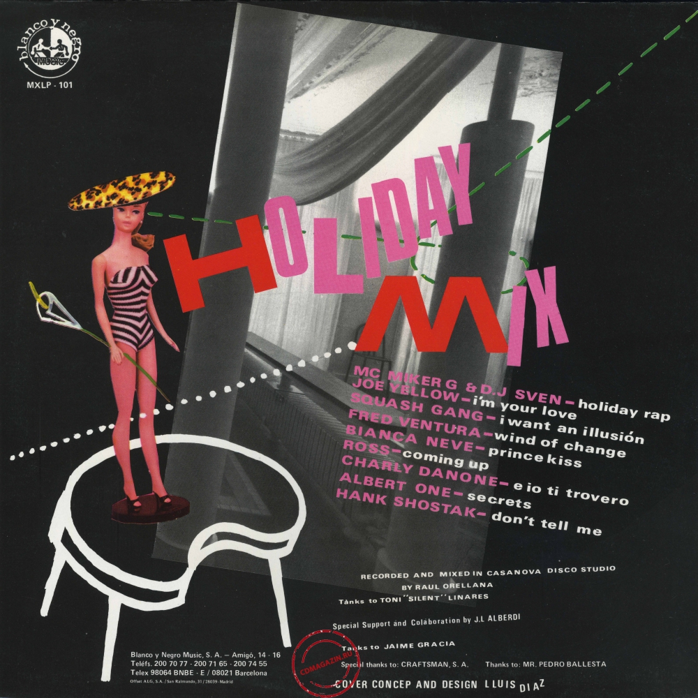 Оцифровка винила: VA Holiday Mix (1986) Another Mix By Raul Orellana Оцифровка винила: VA Holiday Mix (1986) Another Mix By Raul Orellana