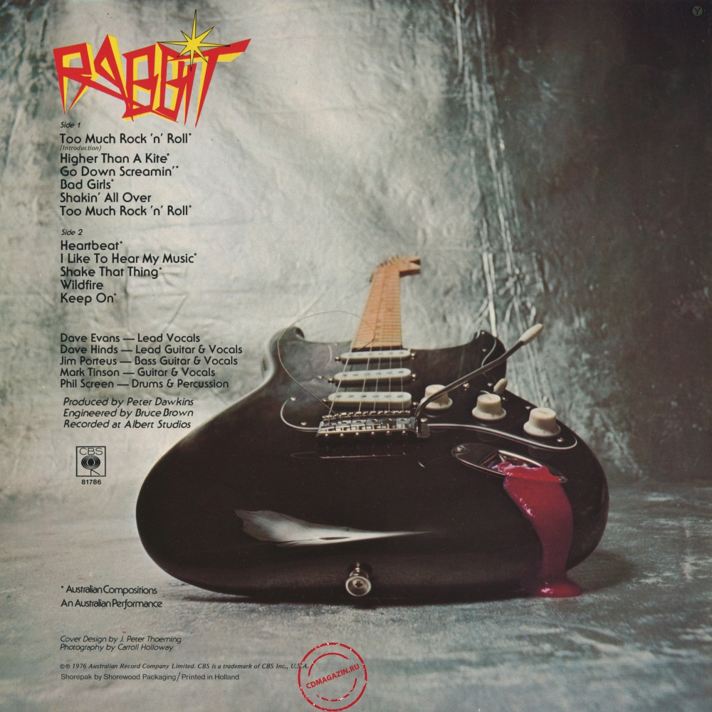 Оцифровка винила: Rabbit (1976) Too Much Rock'n'Roll Оцифровка винила: Rabbit (1976) Too Much Rock'n'Roll