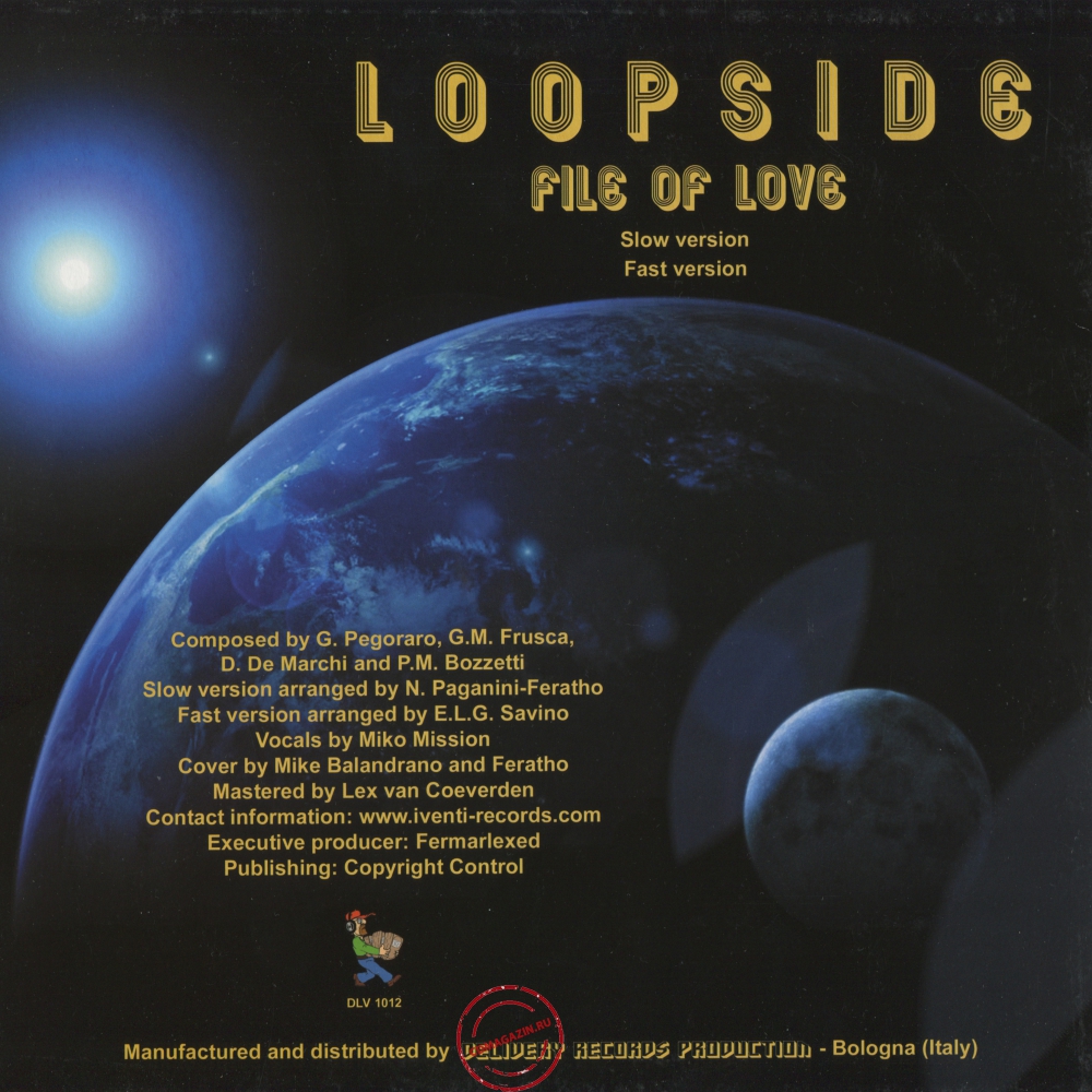 Оцифровка винила: Loopside (2011) File Of Love Оцифровка винила: Loopside (2011) File Of Love