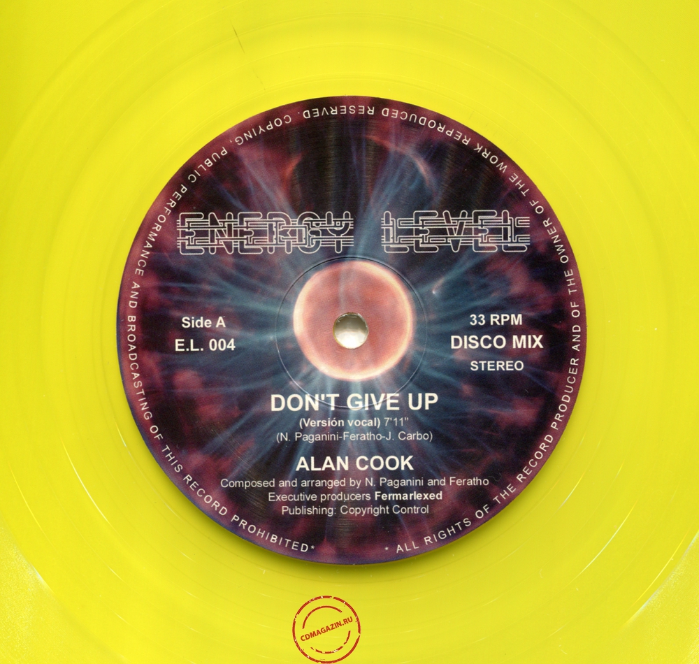 Оцифровка винила: Alan Cook (2010) Don't Give Up Оцифровка винила: Alan Cook (2010) Don't Give Up