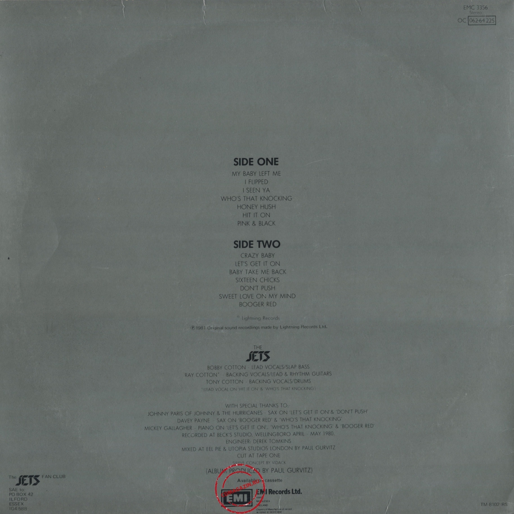 Оцифровка винила: Jets (2) (1981) Jets Оцифровка винила: Jets (2) (1981) Jets