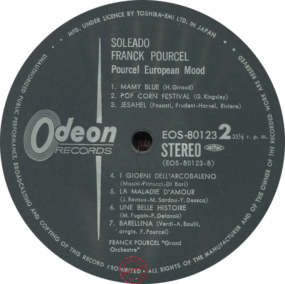 Оцифровка винила: Franck Pourcel (1975) Soleado Franck Pourcel Оцифровка винила: Franck Pourcel (1975) Soleado Franck Pourcel