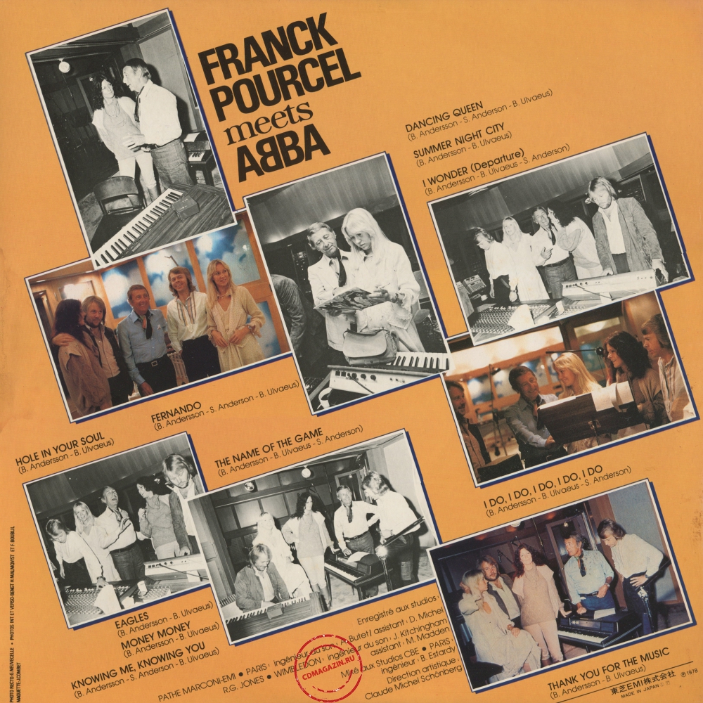 Оцифровка винила: Franck Pourcel (1978) Meets ABBA Оцифровка винила: Franck Pourcel (1978) Meets ABBA