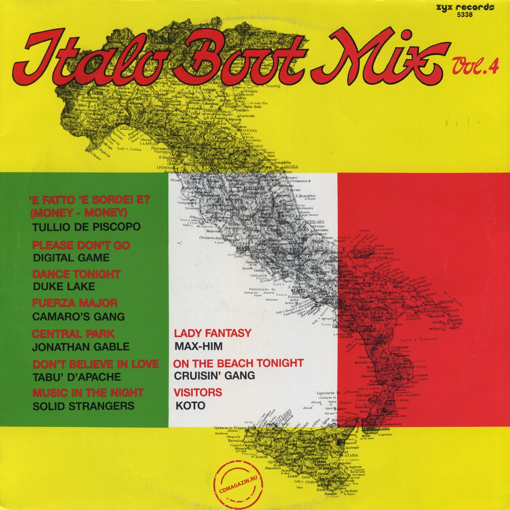 Оцифровка винила: VA Italo Boot Mix (1985) Vol.4