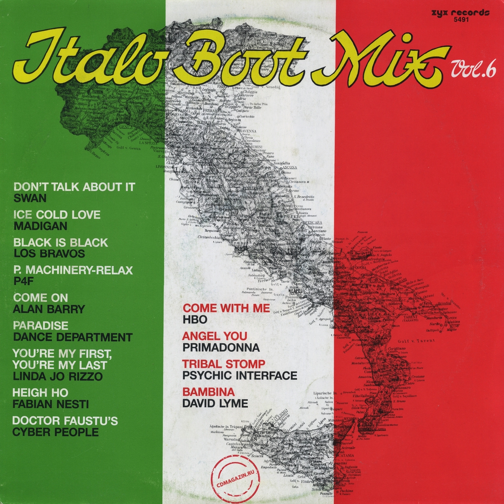 Оцифровка винила: VA Italo Boot Mix (1986) Vol.6