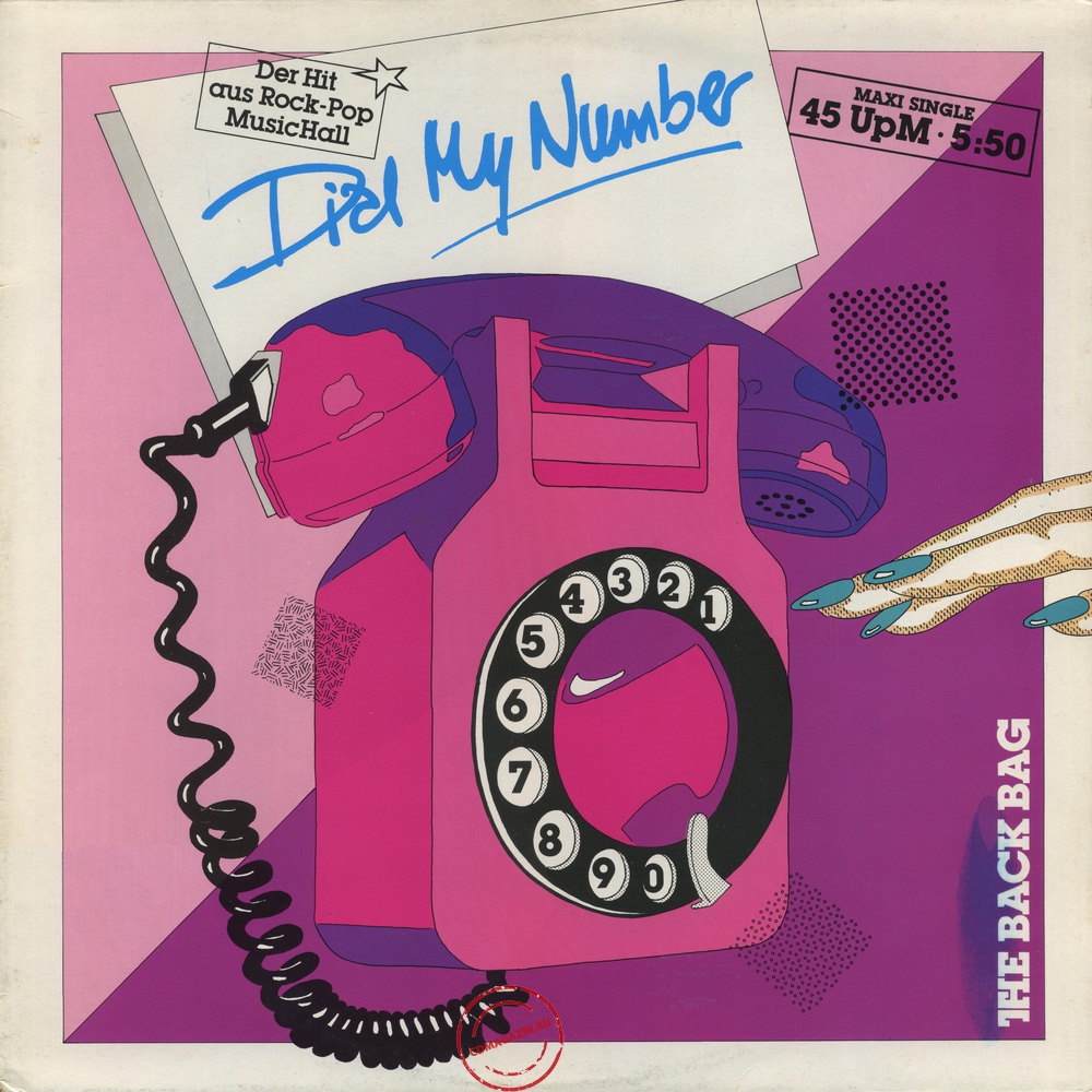 Оцифровка винила: Back Bag (1985) Dial My Number