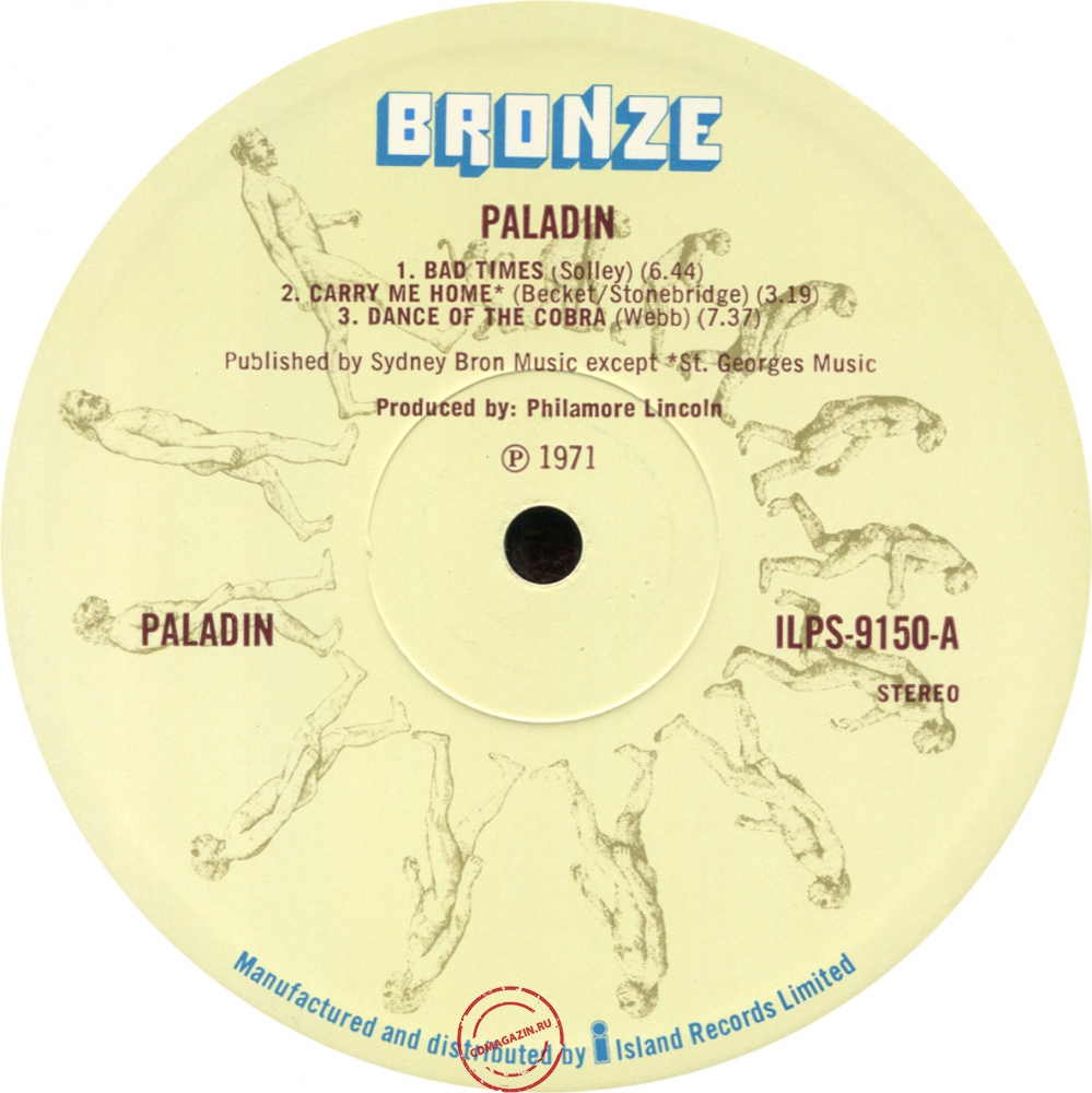 Оцифровка винила: Paladin (1971) Paladin Оцифровка винила: Paladin (1971) Paladin
