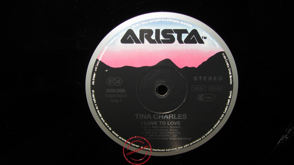 Оцифровка винила: Tina Charles (1986) I Love To Love Оцифровка винила: Tina Charles (1986) I Love To Love