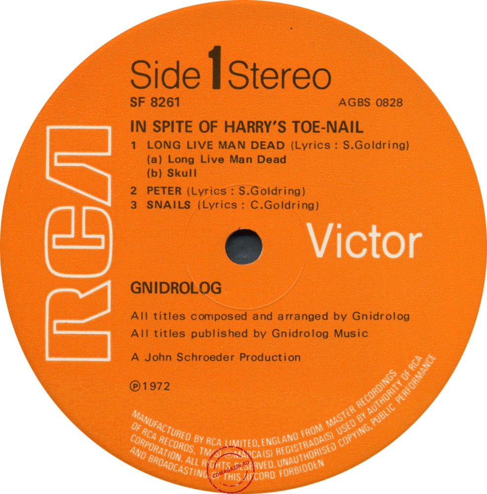 Оцифровка винила: Gnidrolog (1972) ...In Spite Of Harry's Toe-Nail Оцифровка винила: Gnidrolog (1972) ...In Spite Of Harry's Toe-Nail