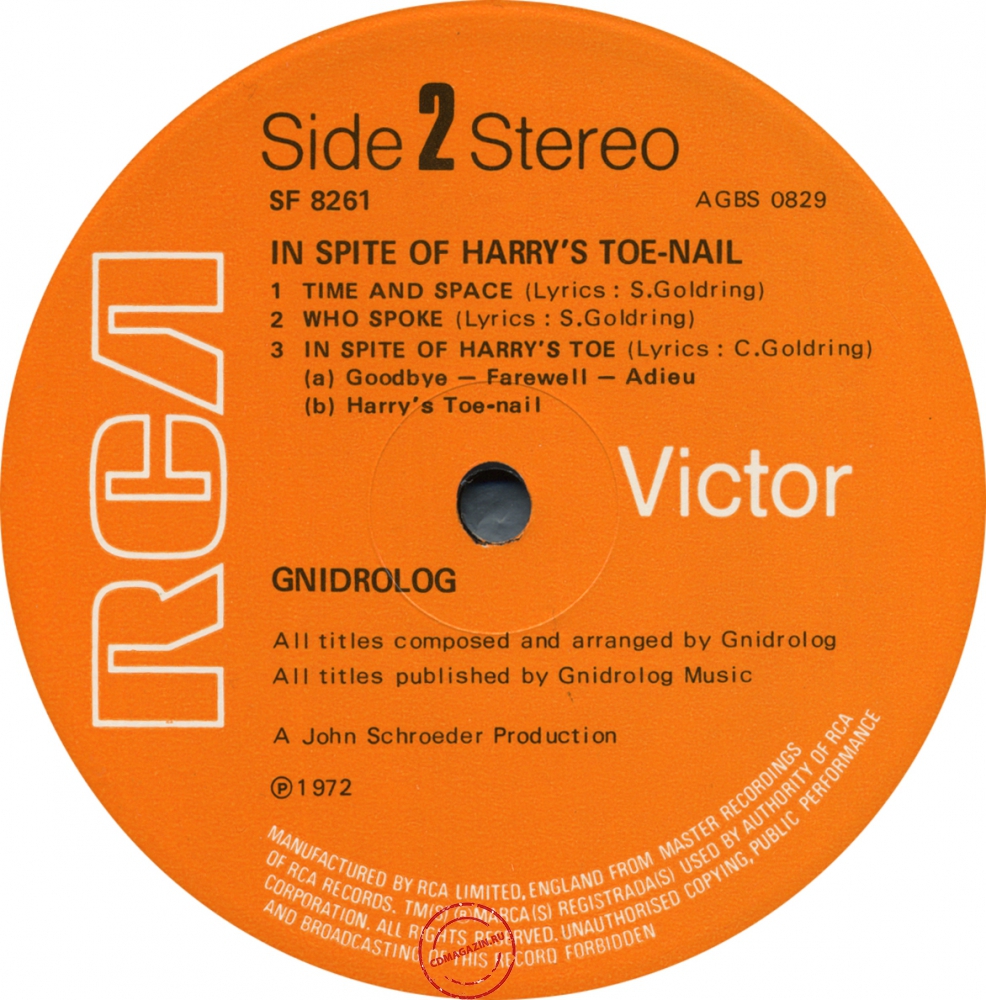Оцифровка винила: Gnidrolog (1972) ...In Spite Of Harry's Toe-Nail Оцифровка винила: Gnidrolog (1972) ...In Spite Of Harry's Toe-Nail