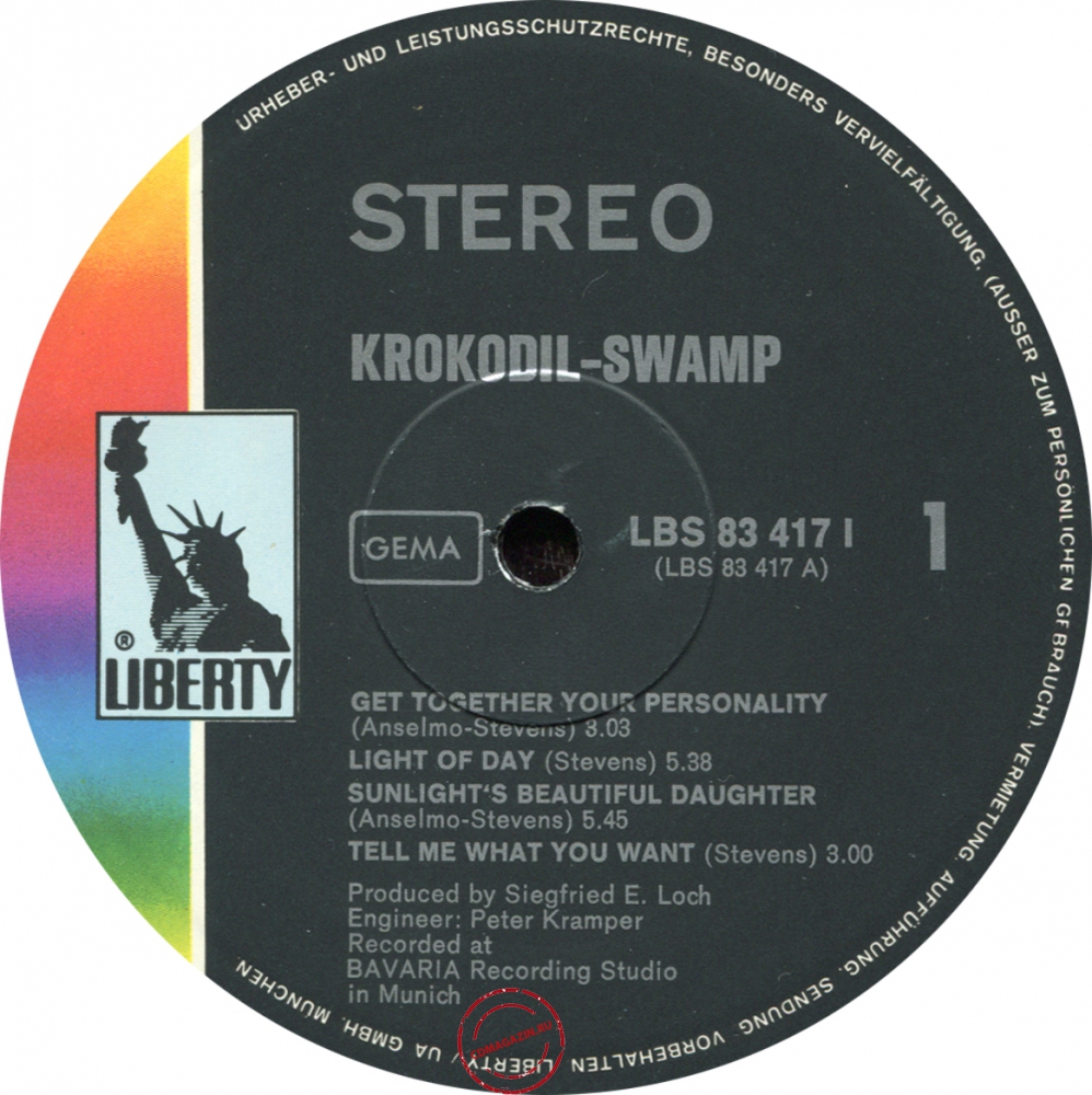 Оцифровка винила: Krokodil (1970) Swamp Оцифровка винила: Krokodil (1970) Swamp