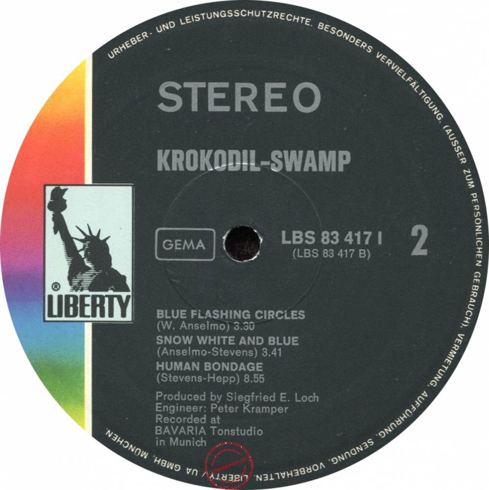 Оцифровка винила: Krokodil (1970) Swamp Оцифровка винила: Krokodil (1970) Swamp
