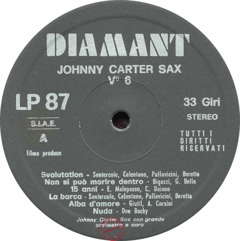 Оцифровка винила: Johnny Carter (8) (1976) Johnny Carter Sax Vol. 6 Оцифровка винила: Johnny Carter (8) (1976) Johnny Carter Sax Vol. 6