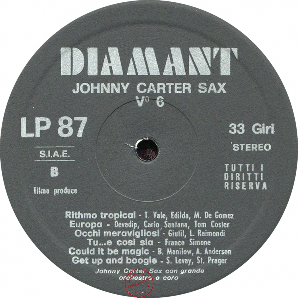 Оцифровка винила: Johnny Carter (8) (1976) Johnny Carter Sax Vol. 6 Оцифровка винила: Johnny Carter (8) (1976) Johnny Carter Sax Vol. 6