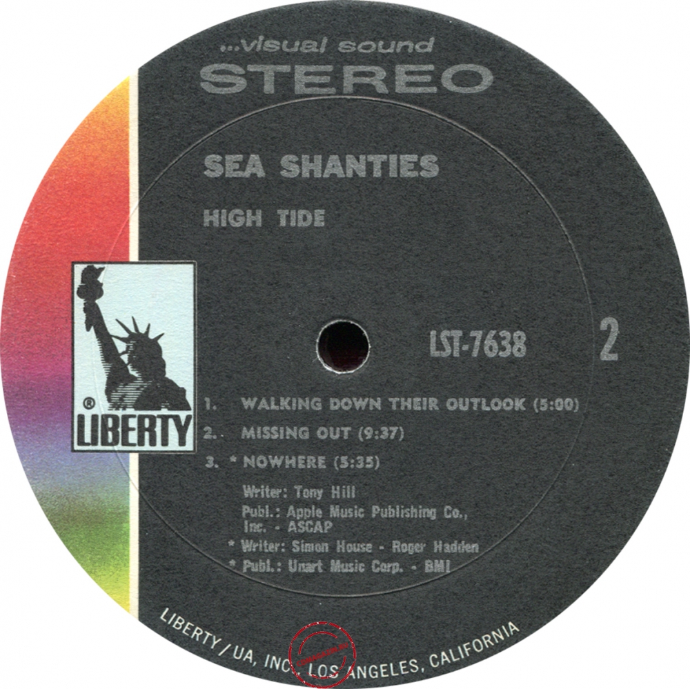 Оцифровка винила: High Tide (2) (1969) Sea Shanties Оцифровка винила: High Tide (2) (1969) Sea Shanties