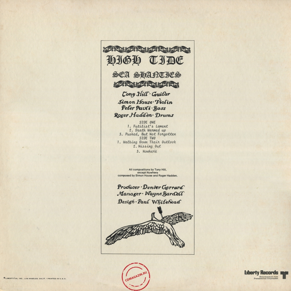 Оцифровка винила: High Tide (2) (1969) Sea Shanties Оцифровка винила: High Tide (2) (1969) Sea Shanties