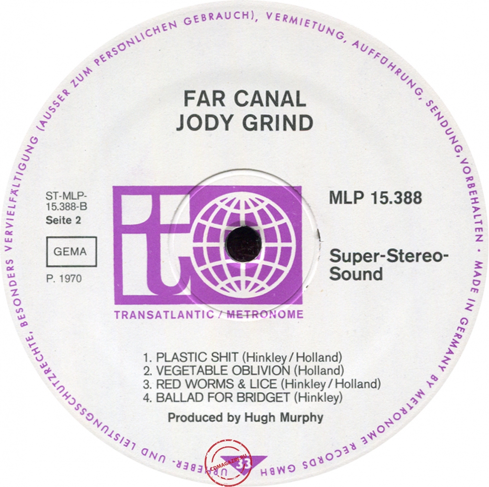 Оцифровка винила: Jody Grind (1970) Far Canal Оцифровка винила: Jody Grind (1970) Far Canal