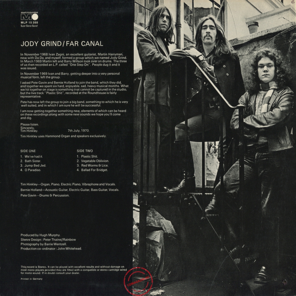 Оцифровка винила: Jody Grind (1970) Far Canal Оцифровка винила: Jody Grind (1970) Far Canal