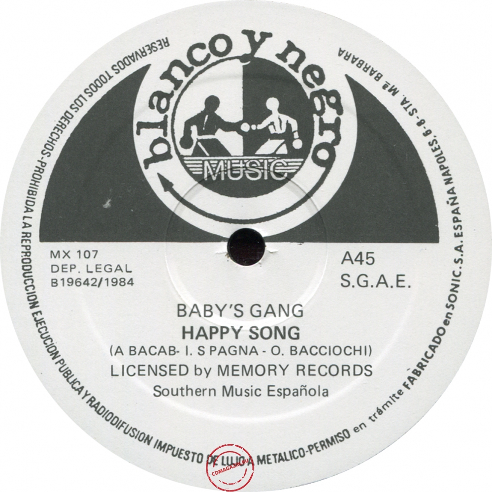 Оцифровка винила: Baby's Gang (1984) Happy Song Оцифровка винила: Baby's Gang (1984) Happy Song