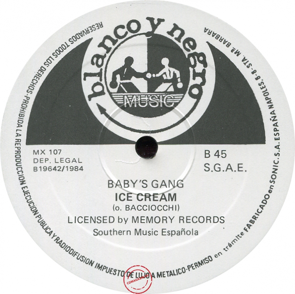 Оцифровка винила: Baby's Gang (1984) Happy Song