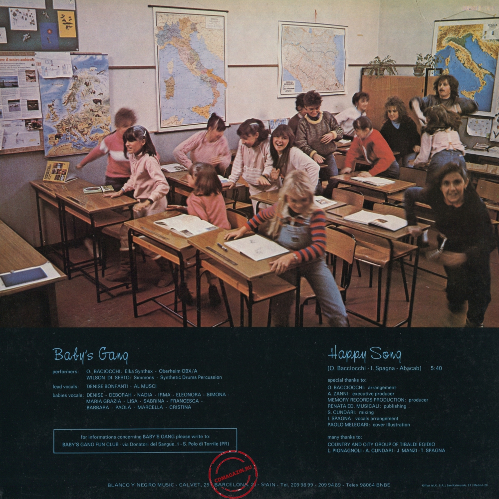 Оцифровка винила: Baby's Gang (1984) Happy Song Оцифровка винила: Baby's Gang (1984) Happy Song