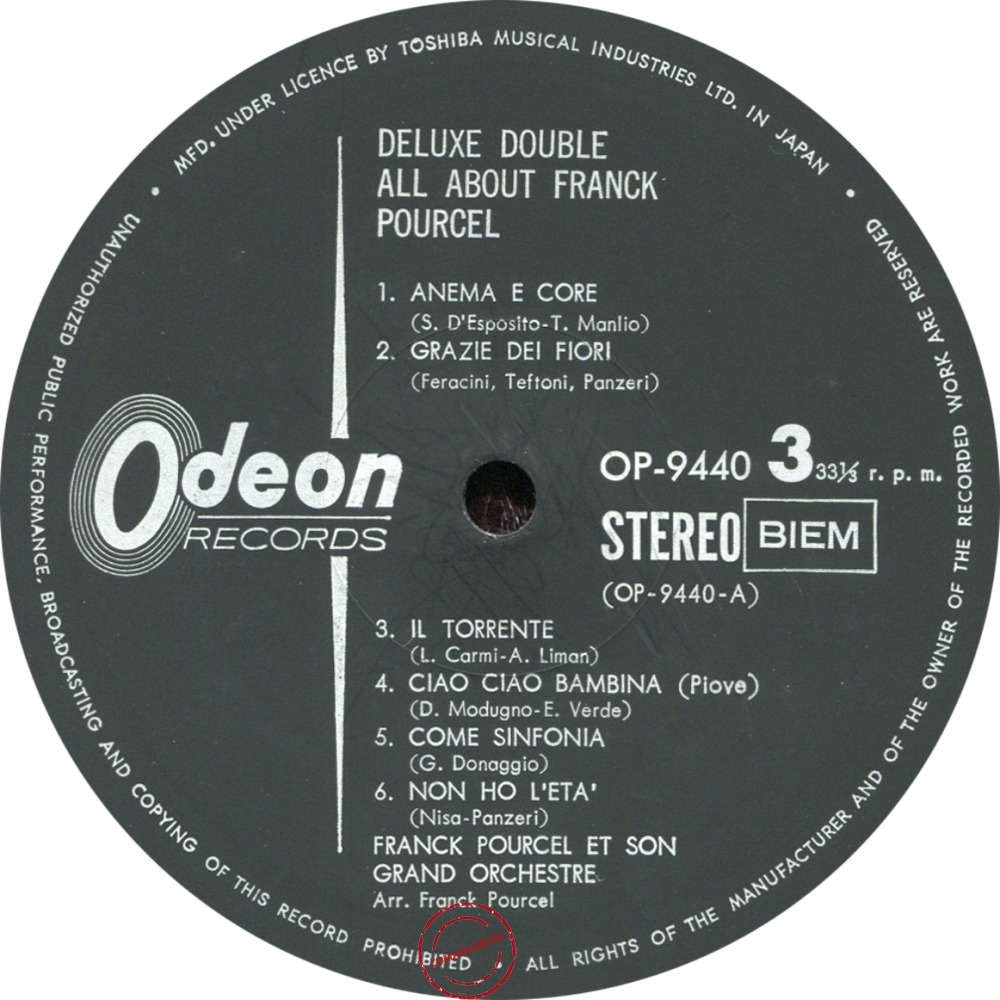 Оцифровка винила: Franck Pourcel (1970) All About Franck Pourcel Vol.2 Оцифровка винила: Franck Pourcel (1970) All About Franck Pourcel Vol.2