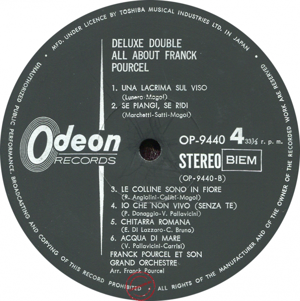 Оцифровка винила: Franck Pourcel (1970) All About Franck Pourcel Vol.2 Оцифровка винила: Franck Pourcel (1970) All About Franck Pourcel Vol.2