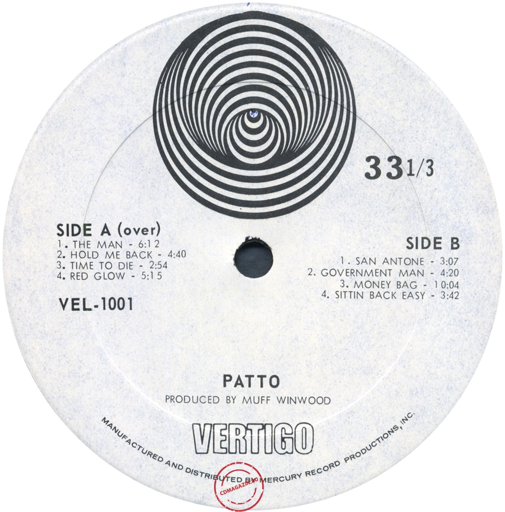 Оцифровка винила: Patto (2) (1970) Patto Оцифровка винила: Patto (2) (1970) Patto