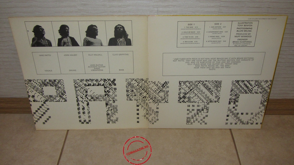 Оцифровка винила: Patto (2) (1970) Patto Оцифровка винила: Patto (2) (1970) Patto