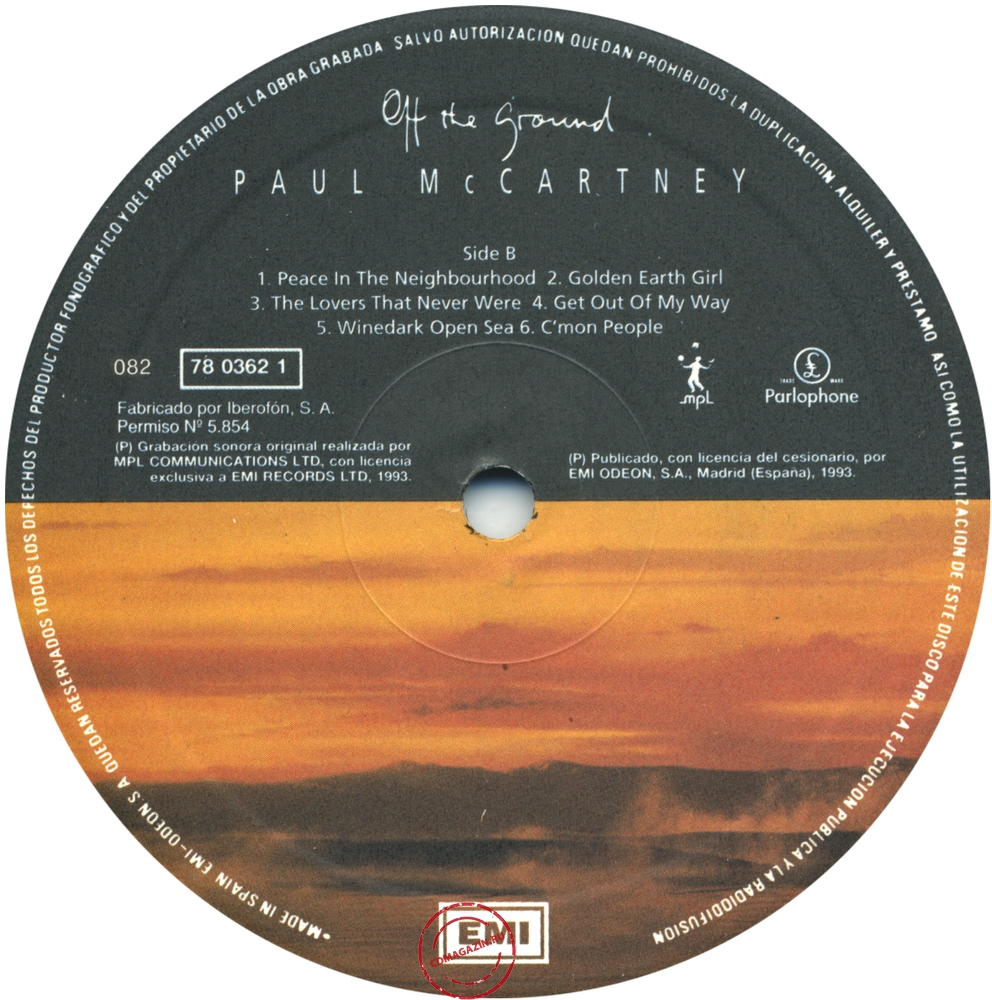 Оцифровка винила: Paul McCartney (1993) Off The Ground Оцифровка винила: Paul McCartney (1993) Off The Ground