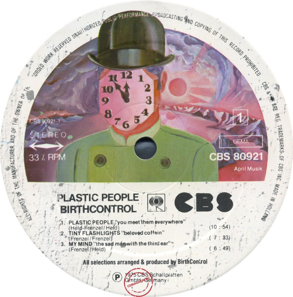 Оцифровка винила: Birth Control (1975) Plastic People Оцифровка винила: Birth Control (1975) Plastic People