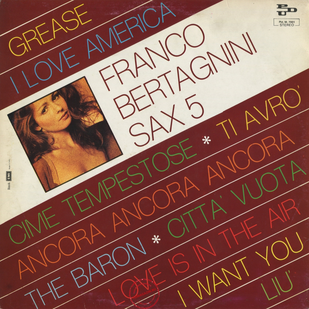 Оцифровка винила: Franco Bertagnini (1978) Sax 5 Оцифровка винила: Franco Bertagnini (1978) Sax 5