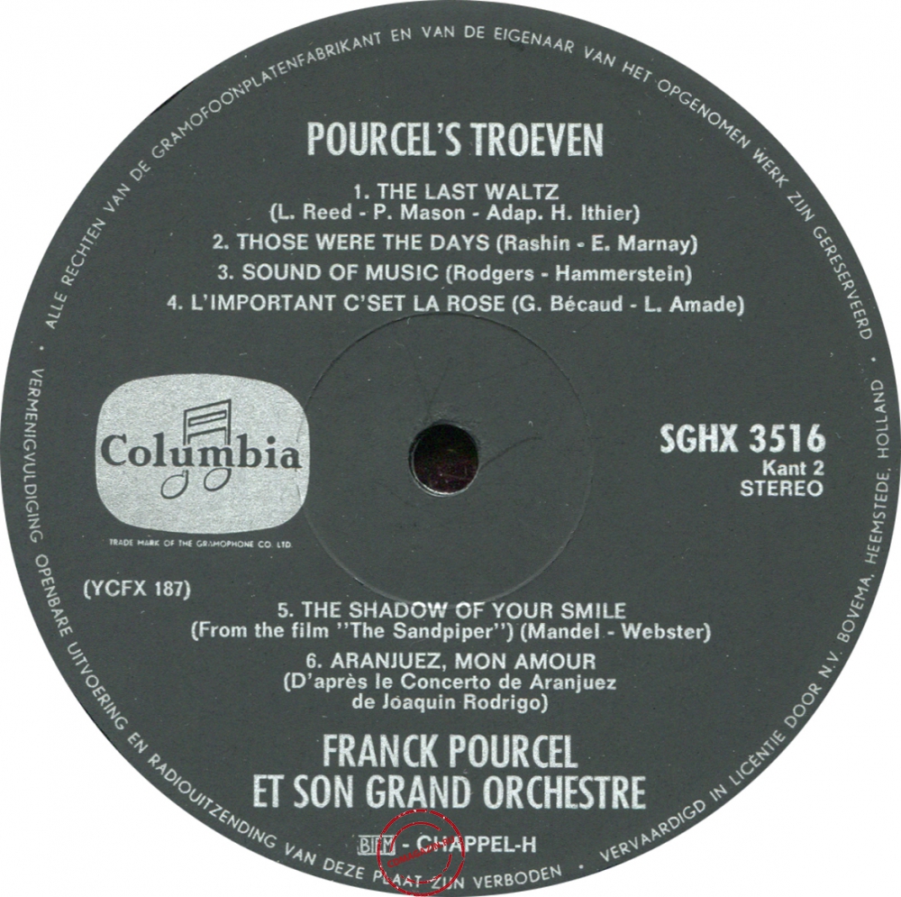Оцифровка винила: Franck Pourcel (1968) Pourcel's Troeven Оцифровка винила: Franck Pourcel (1968) Pourcel's Troeven