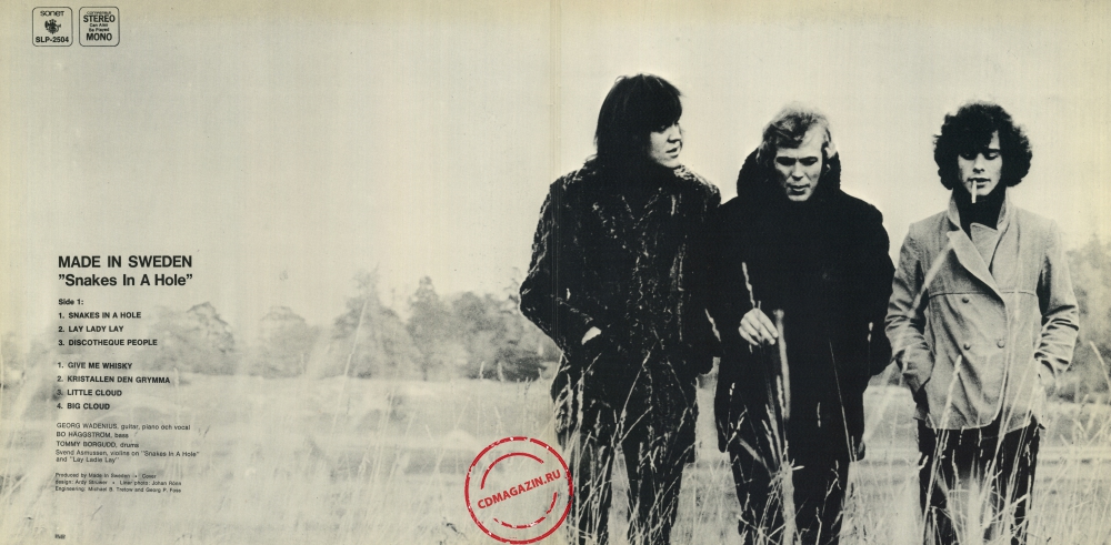 Оцифровка винила: Made In Sweden (1969) Snakes In A Hole Оцифровка винила: Made In Sweden (1969) Snakes In A Hole