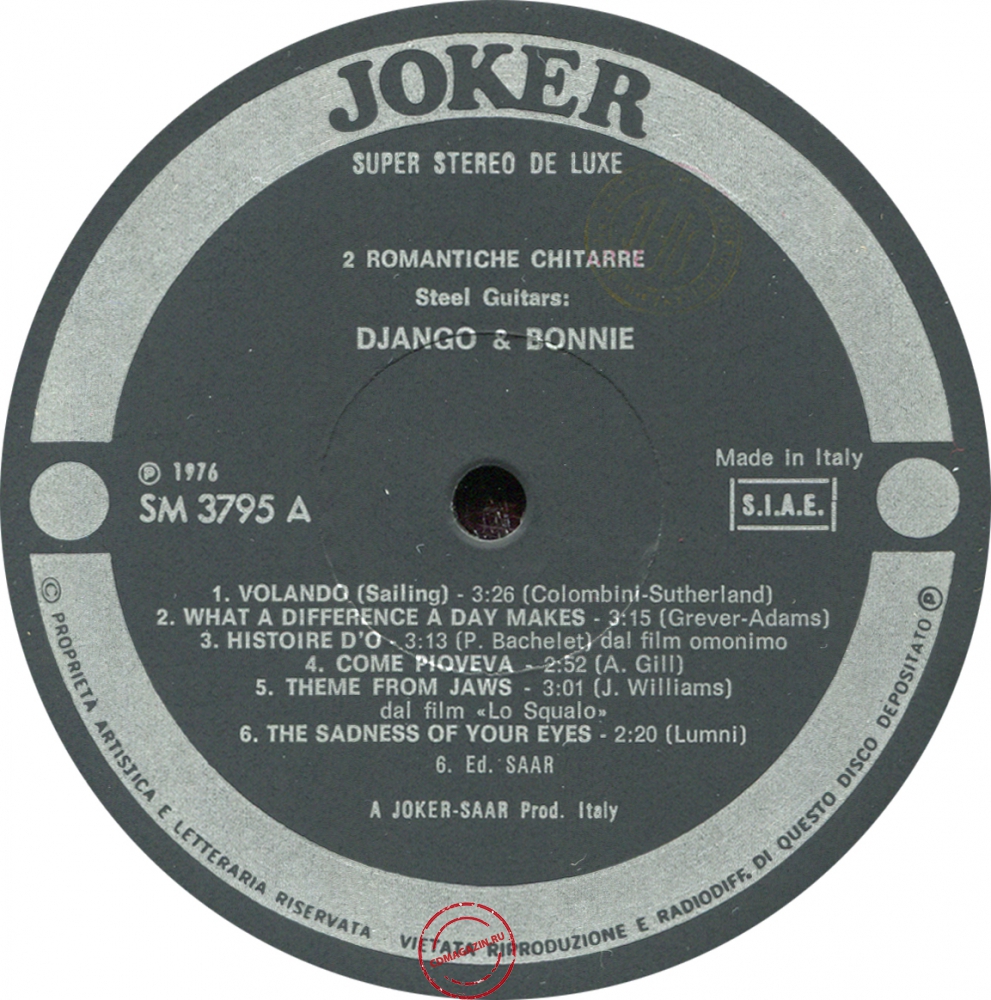 Оцифровка винила: Django & Bonnie (1976) 4ª Raccolta