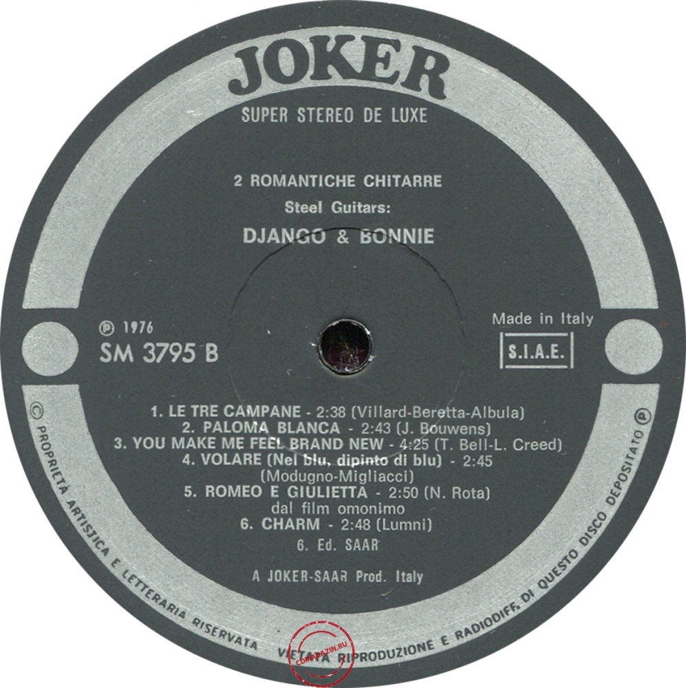 Оцифровка винила: Django & Bonnie (1976) 4ª Raccolta Оцифровка винила: Django & Bonnie (1976) 4ª Raccolta