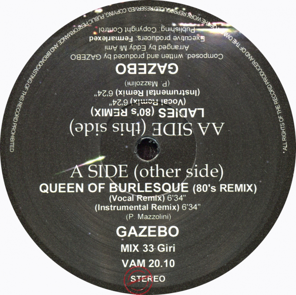 Оцифровка винила: Gazebo (2011) Queen Of Burlesque Оцифровка винила: Gazebo (2011) Queen Of Burlesque