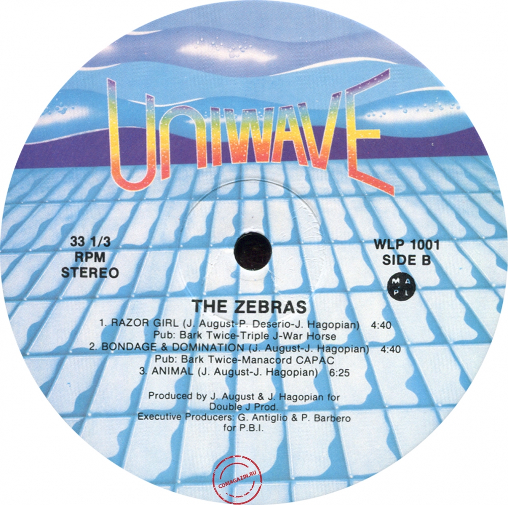 Оцифровка винила: Zebras (1978) Paradise Garage Оцифровка винила: Zebras (1978) Paradise Garage