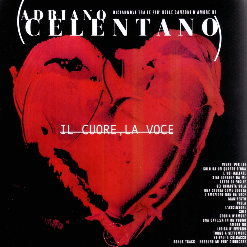 MP3 альбом: Adriano Celentano (2002) Il Cuore,La Voce MP3 альбом: Adriano Celentano (2002) Il Cuore,La Voce